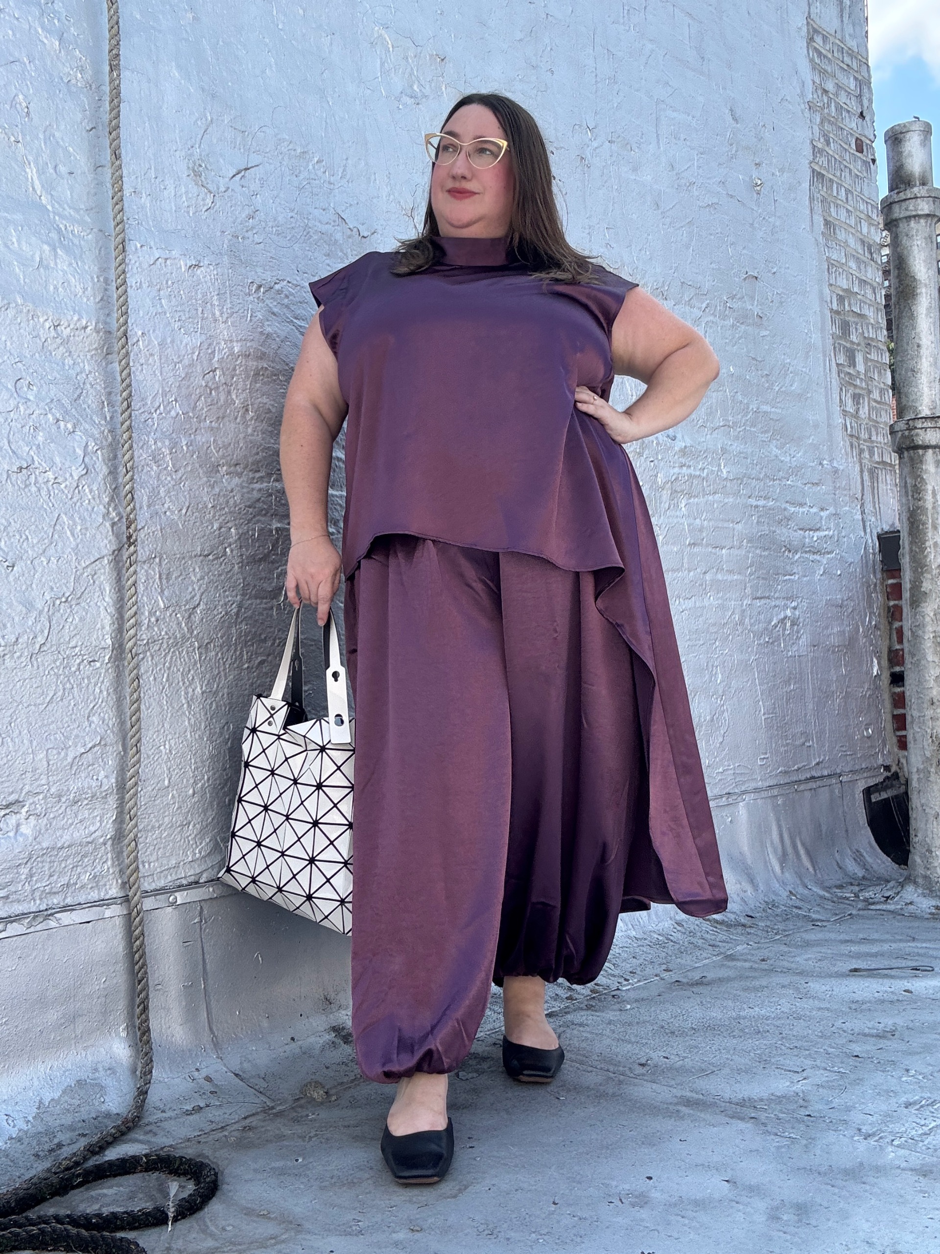 Sarah Chiwaya styles Fall 2026's purple trend for Style At Large