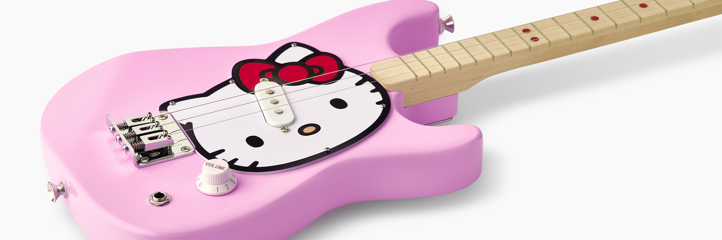 Loog Hello Kitty Fender Stratocaster