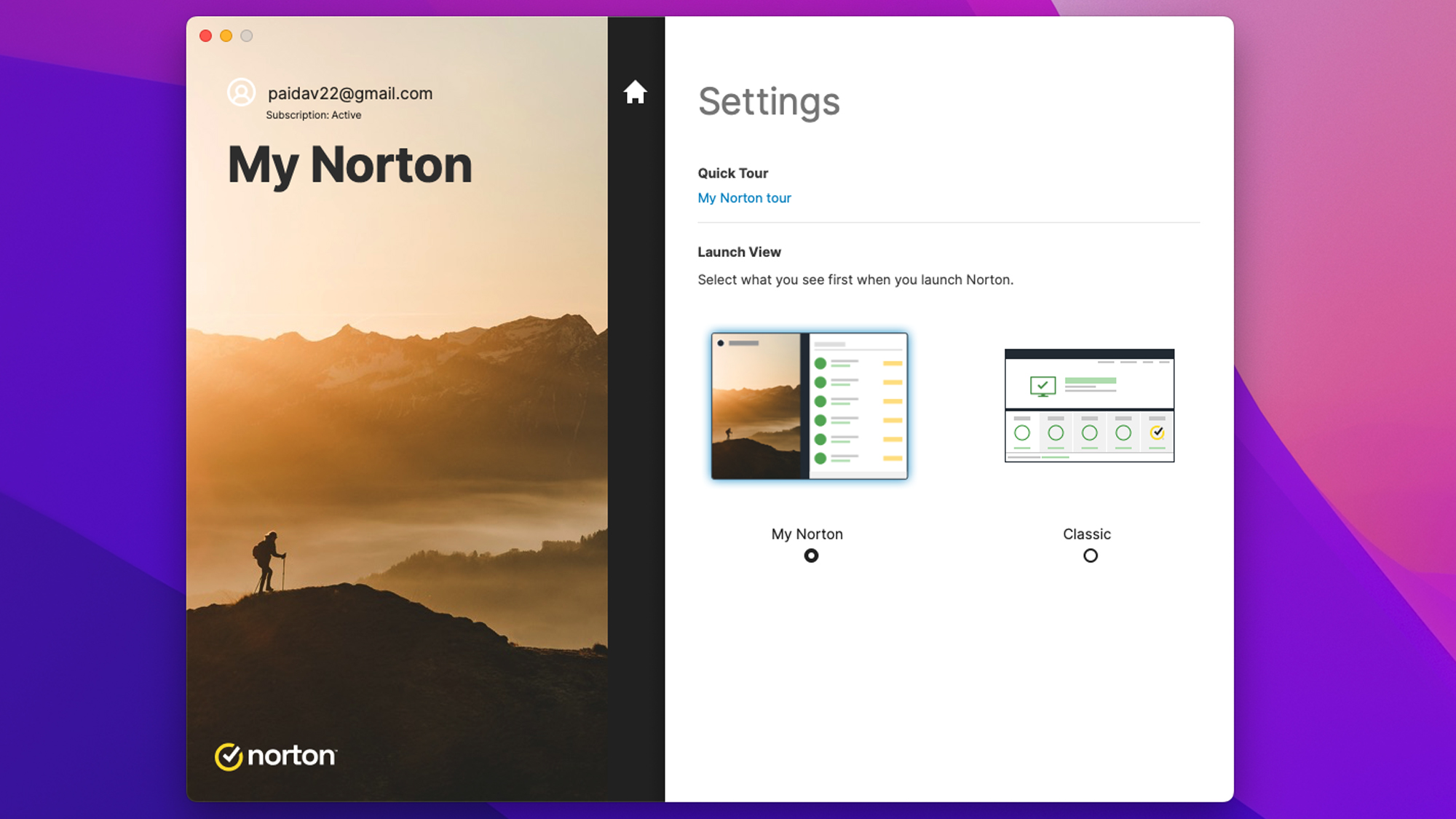Norton 360 Deluxe screen shot