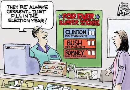 Political cartoon presidential election repeats