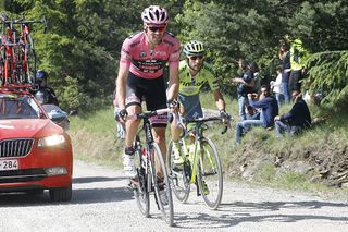 Tom Dumoulin (Giant-Alpecin) lost the maglia rosa on stage 8