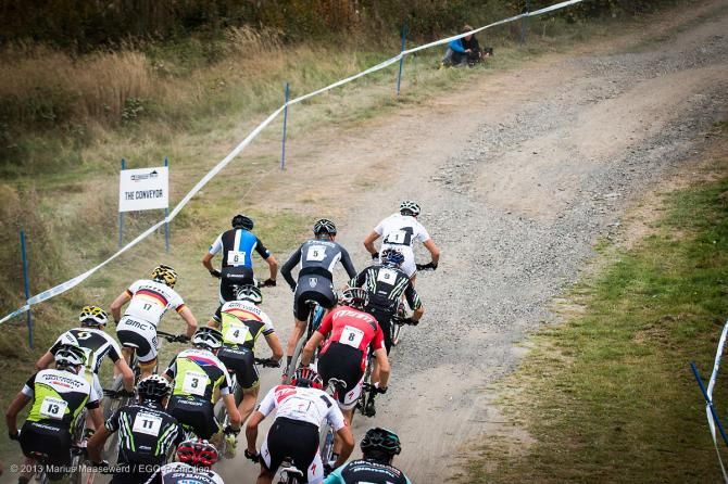 The start of the elite men's race
