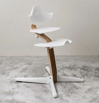 The Stokke Nomi highchair which we reviewed for our guide to the best highchairs 2023