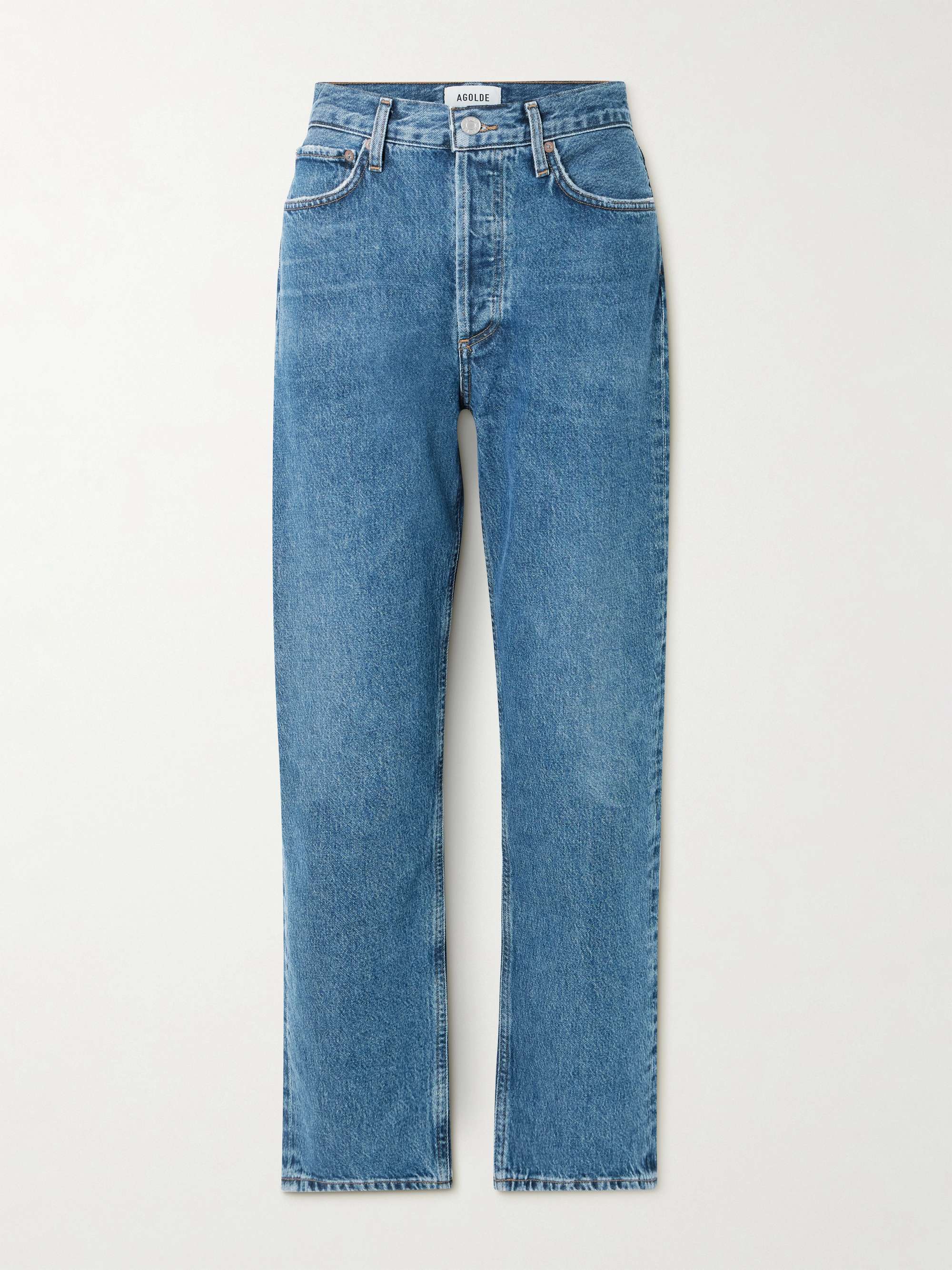 90s Mid-Rise Straight-Leg Jeans