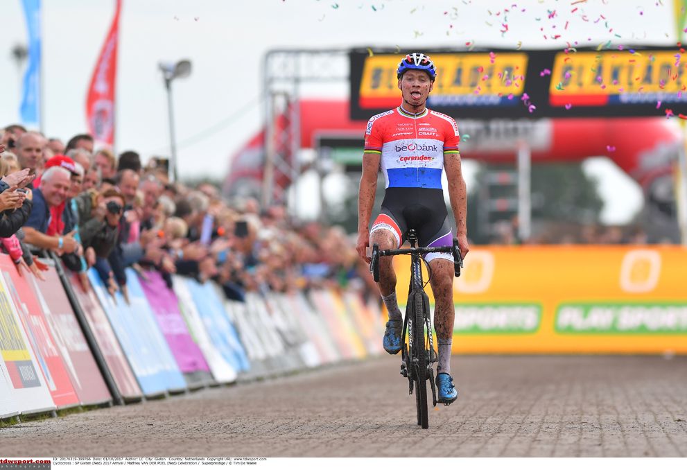 Mathieu Van Der Poel wins the Superprestige in Gieten