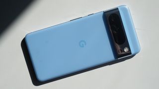 Google Pixel 8 Pro review back angled
