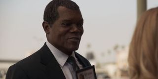 Samuel L. Jackson as Nick Fury in Captain Marvel