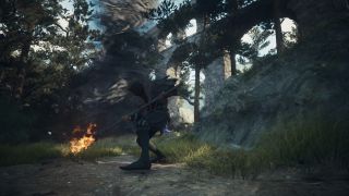 A mage casting a spell in Dragon's Dogma 2.