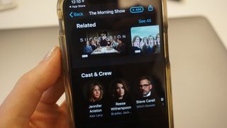 Apple TV Plus sur smartphone