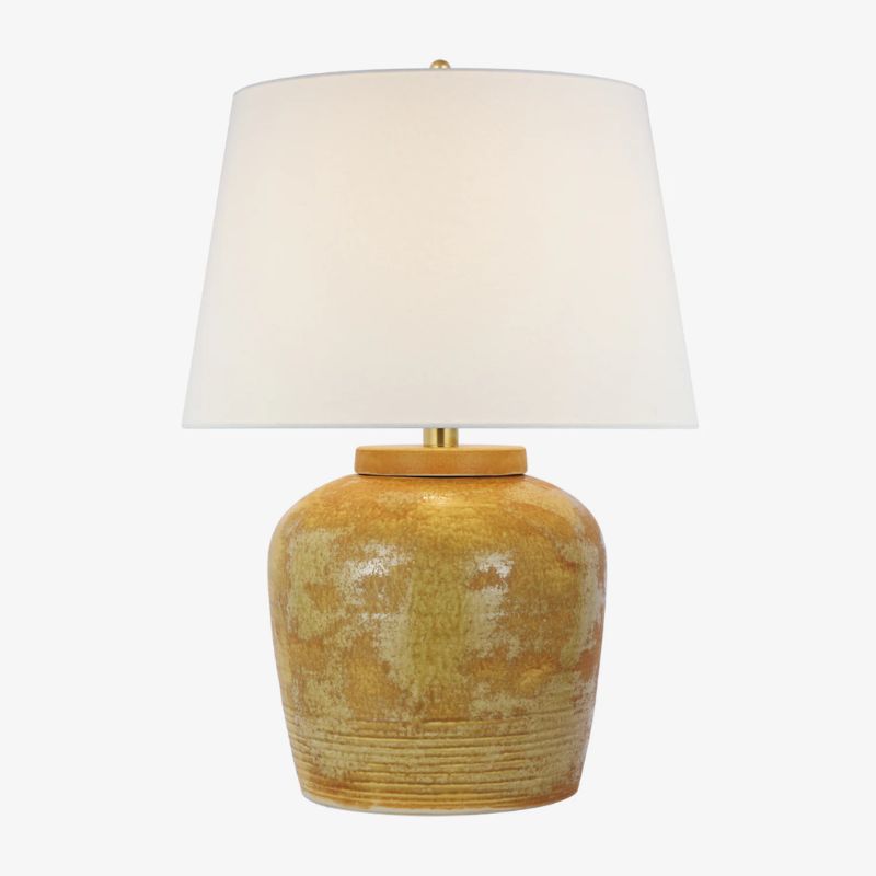 ochre table lamp