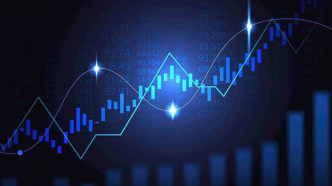 Stock market concept art