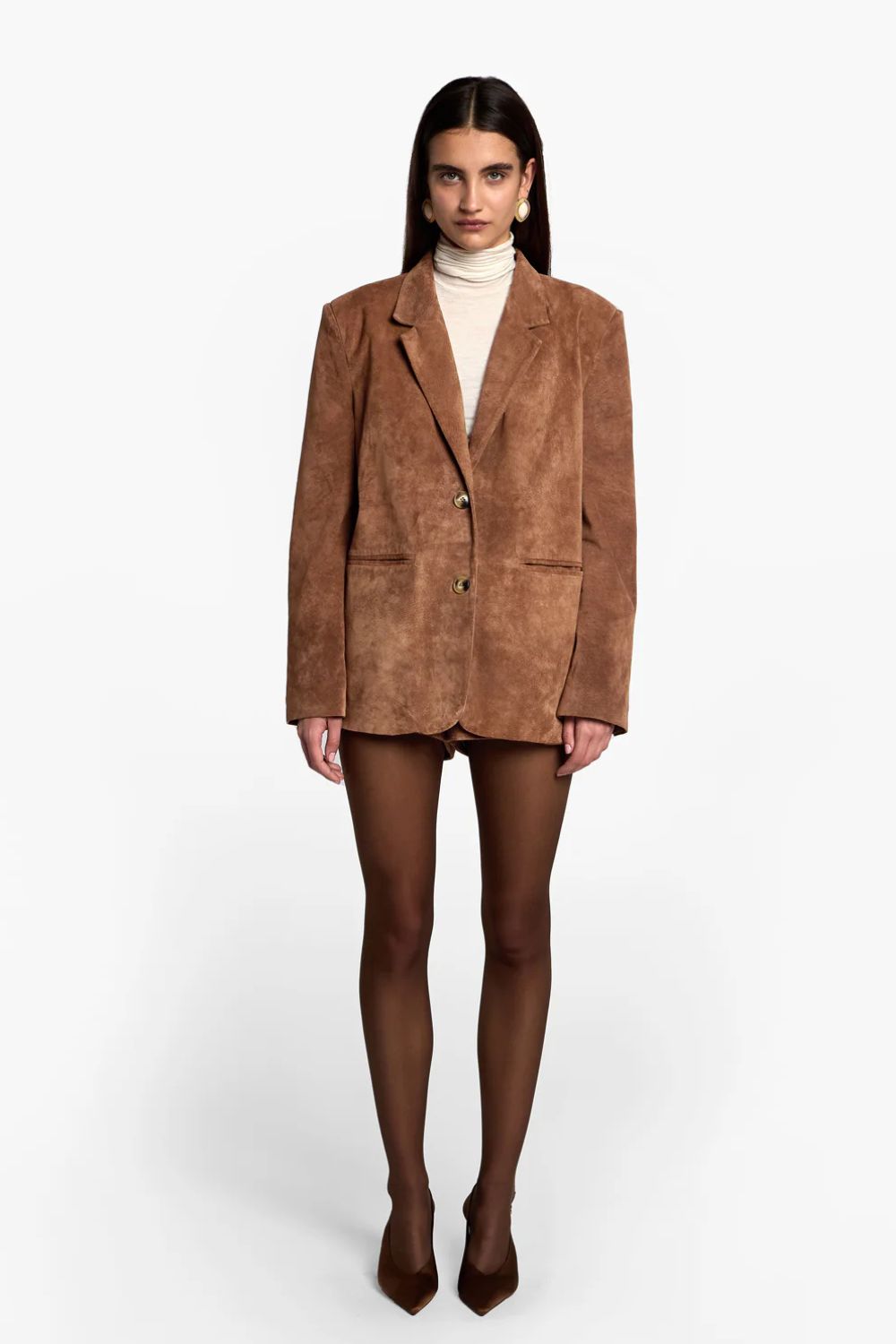 De Savaray Mocha Suede Blazer