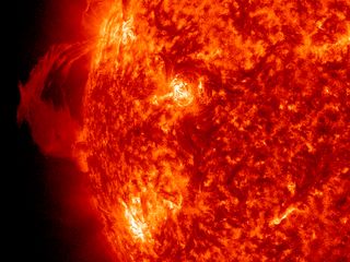 SDO Shows Swirling Plasma November 29-30, 2011