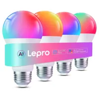 Lepro B2 AI Smart Light Bulbs | was $35.99, now $26.59 at Amazon (save $9.50) Lepro B2 AI Smart Light Bulbs | was $35.99, now $26.59 at Amazon (save $9.50)