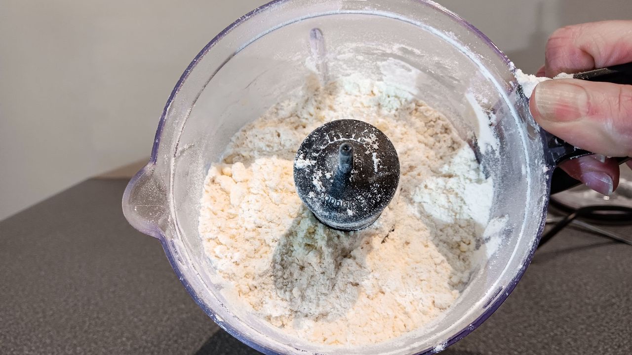 Crumble mixture in KitchenAid Food Chopper