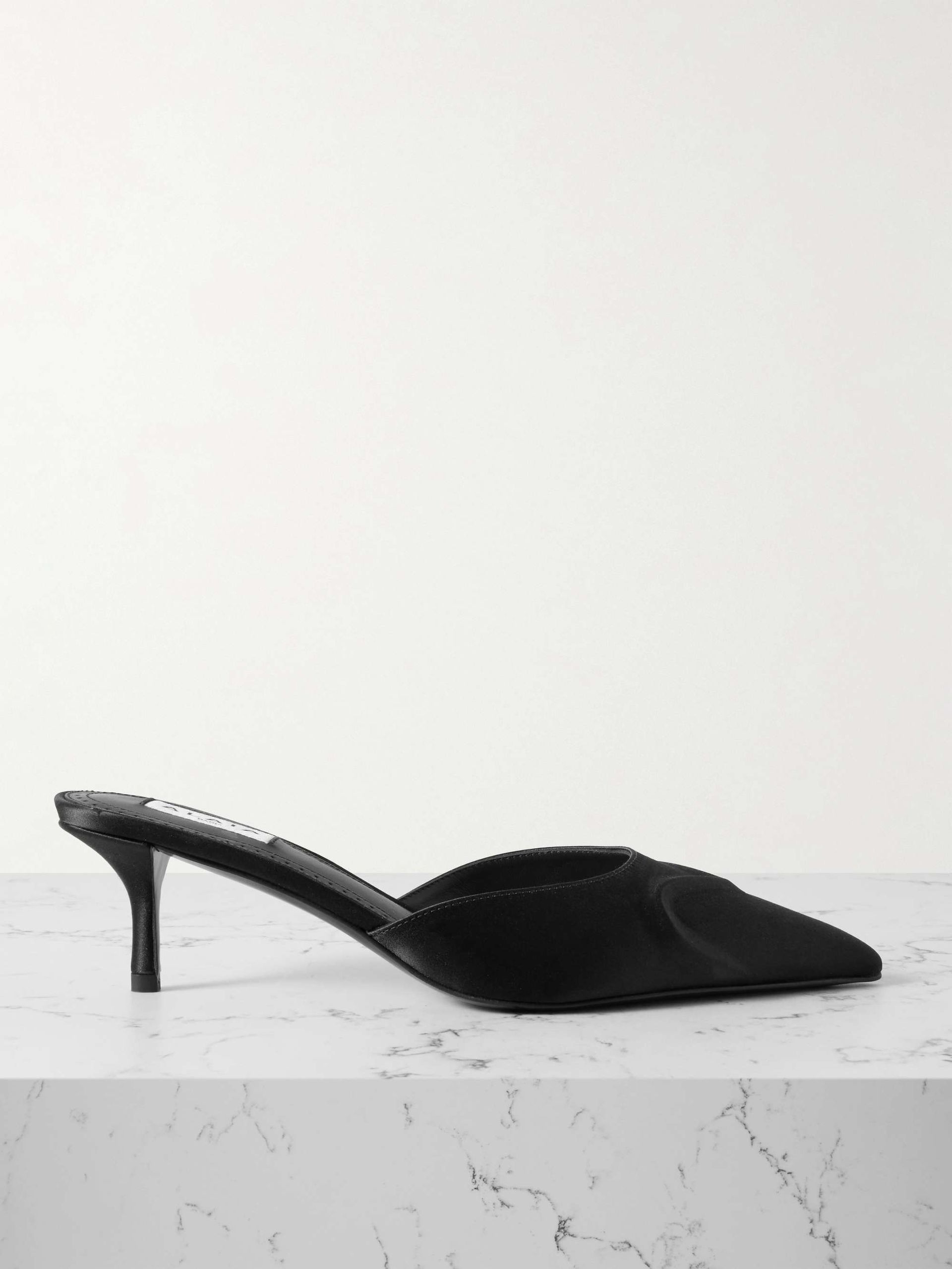 55 Satin Mules