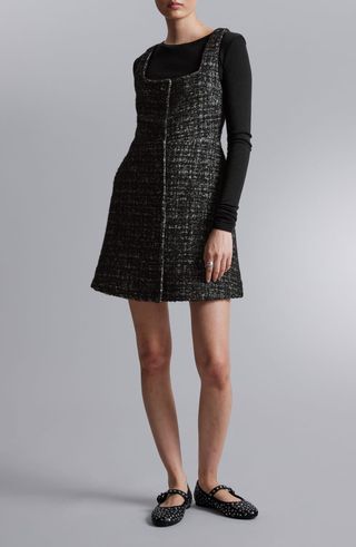 Sleeveless Tweed Dress