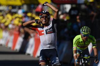 Jarlinson Pantano (IAM Cycling) wins stage 15 of the Tour de France