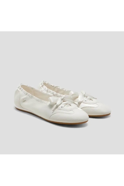 Vivaia, Round-Toe Satin Sneakerina