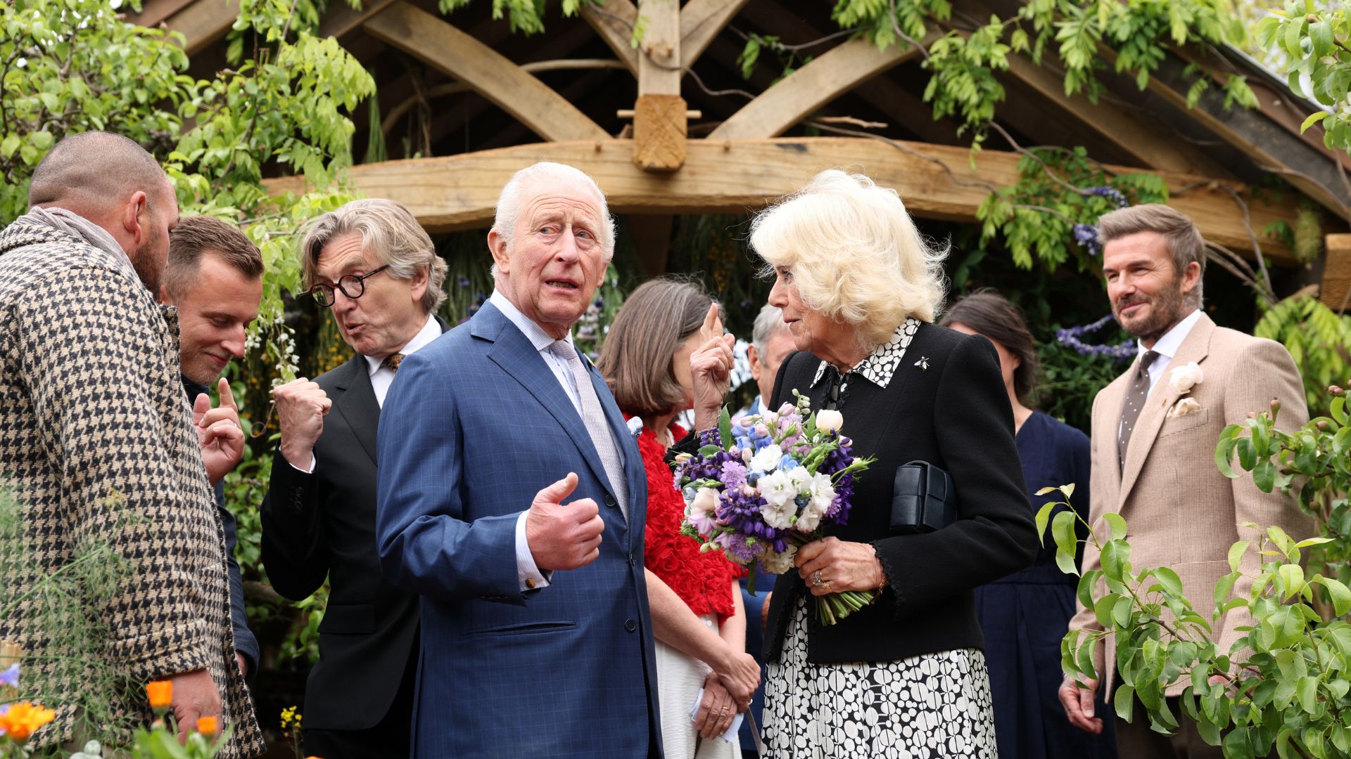 King Charles III and Queen Camilla visit the RHS and The King's Foundation Curious Garden at 2026 RHS Chelsea Flower Show
