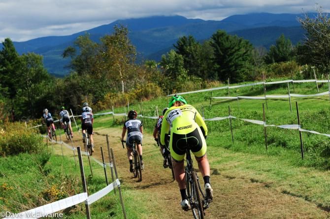 Almost all of the Catamount course was on mowed grass