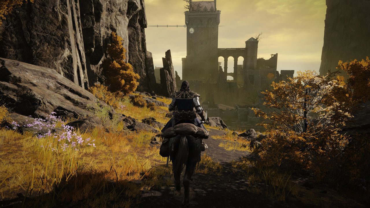 approaching the castle