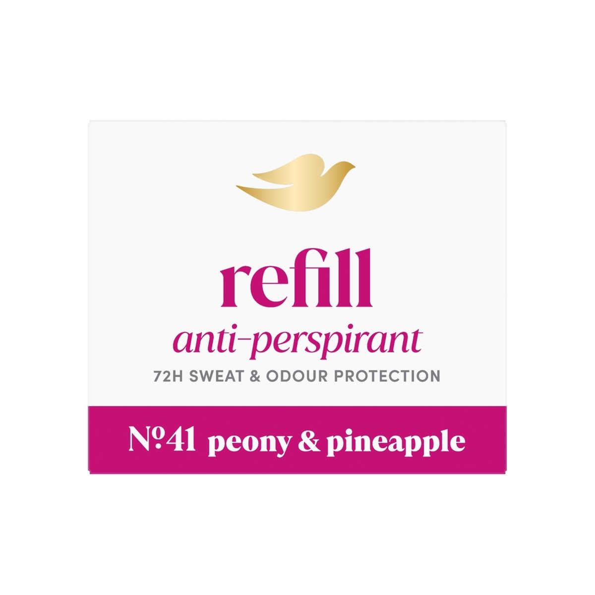Dove refillable anti-perspirant peony &amp;amp; pineapple refill