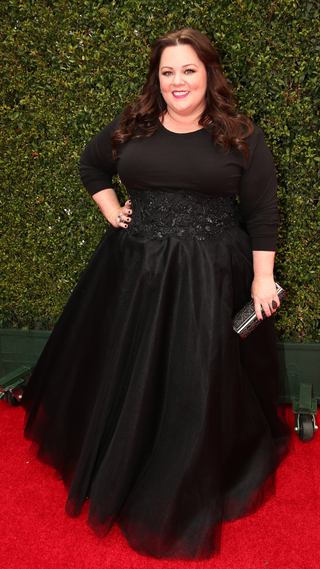 Melissa McCarthy arrives to the 66th Annual Primetime Emmy Awards held at the Nokia Theater on August 25, 2014
