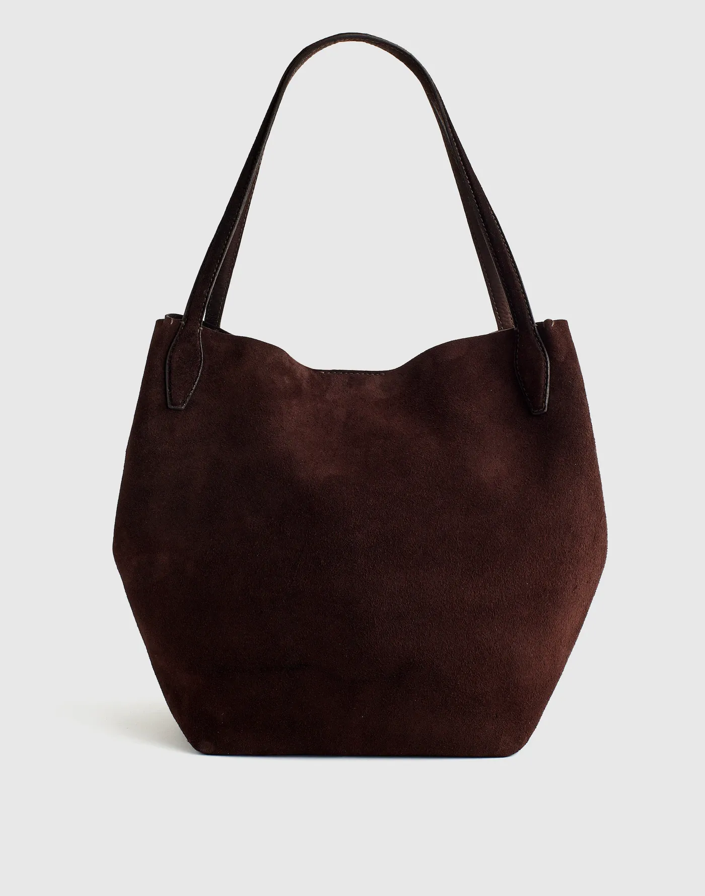 Madewell, The Oversized Shopper Tote in Suede