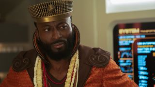 King Ridley maybe, but Dr Joseph M'Benga (Babs Olusanmokun) is the King of Cool in this episode