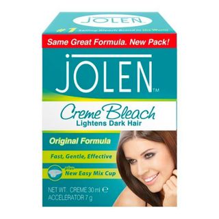 how to remove facial hair at home - JOLEN CREAM BLEACH product shot