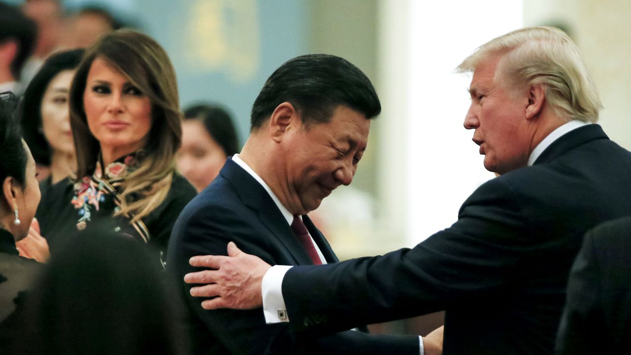 Donald Trump and Xi Jinping