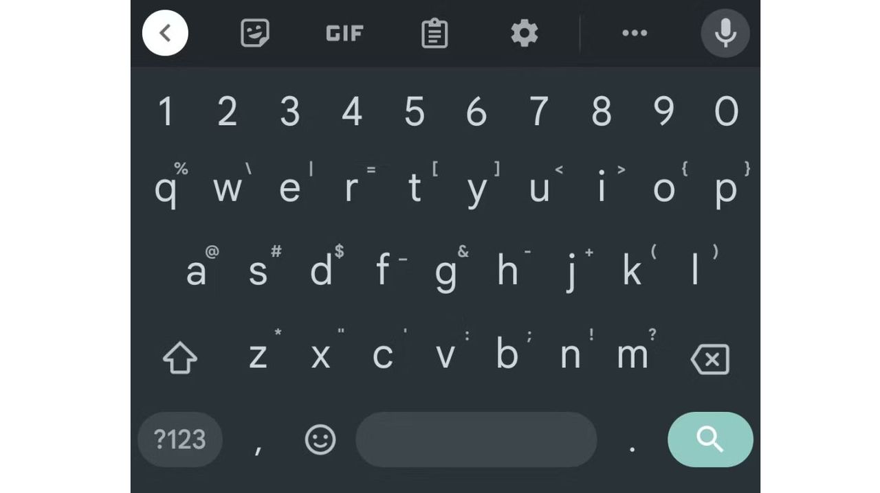 Gboard toolbar pre-update