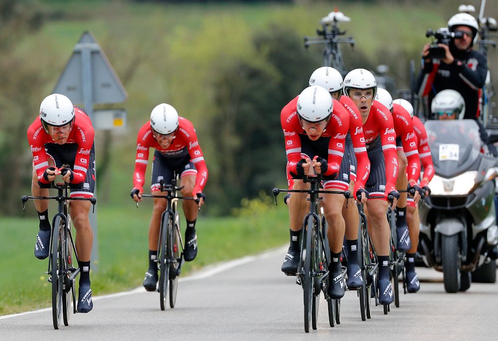 Trek-Segafredo finished 4th during stage 2 at the Volta a Catalunya