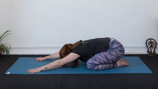 yoga energy sequence: child's pose