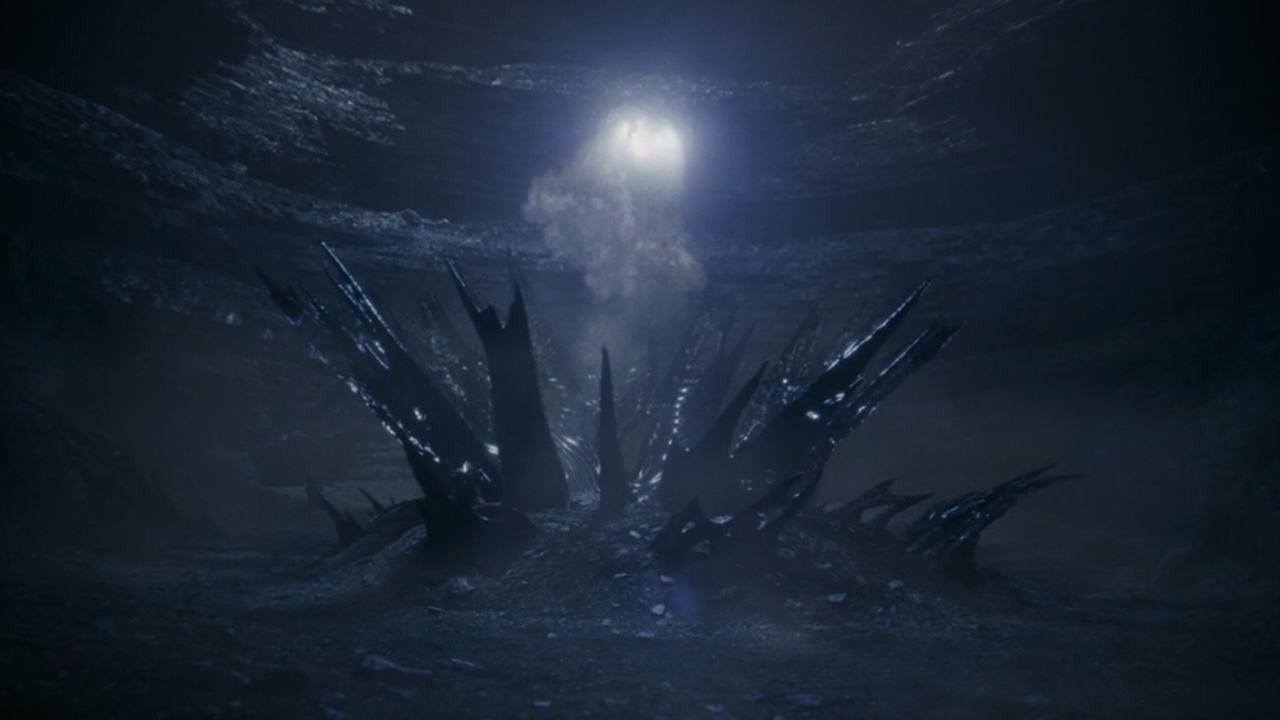 Burst-open star with deadlights coming out in IT: Welcome to Derry Episode 4