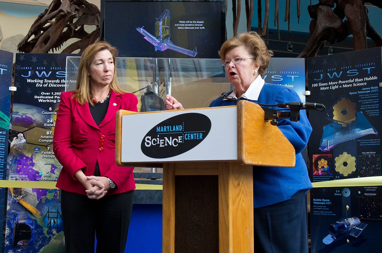 Now former NASA Deputy Administrator Lori Garver with now former Senator Barbara Mikulski from 2011.