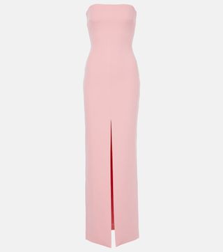 Bysha Strapless Crêpe Gown