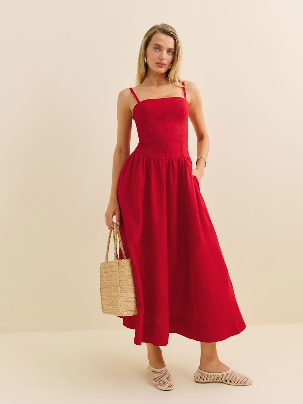 Katarin Linen Dress