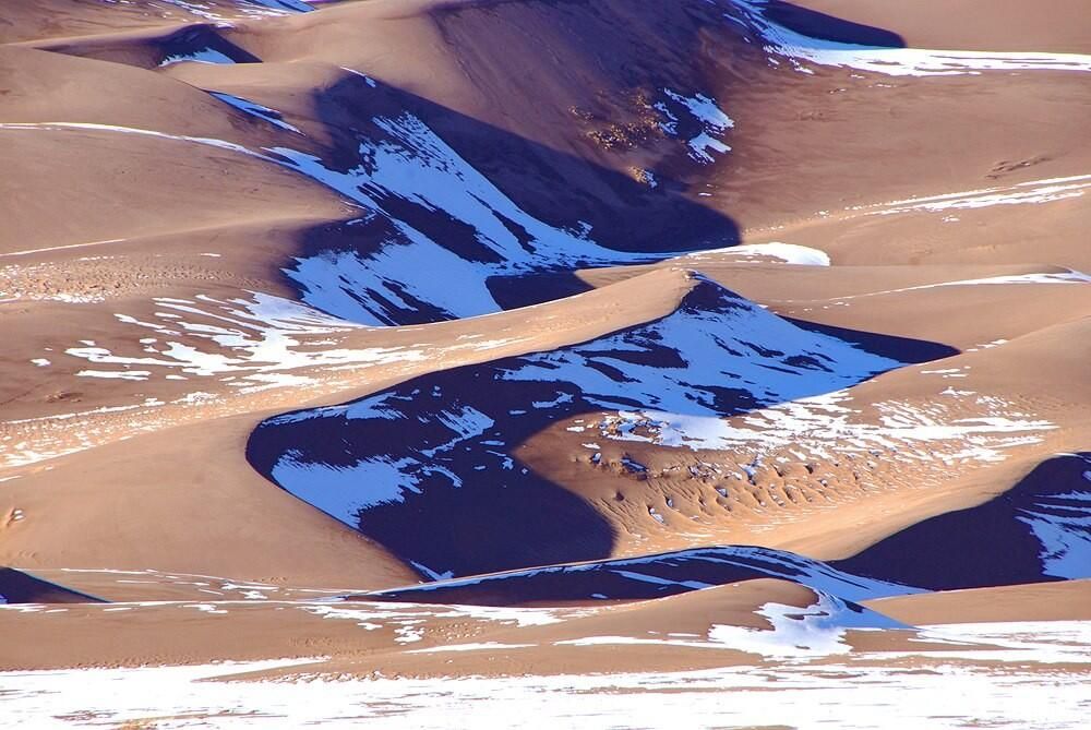 Sure Sign of Spring Snow Melts at Great Sand Dunes Live Science