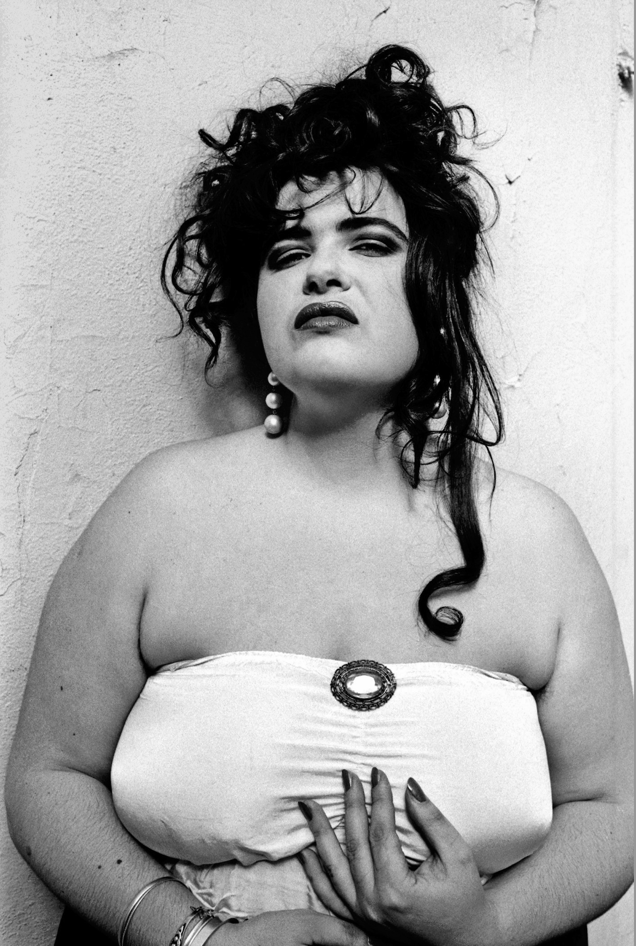 Photo portrait of woman with dishevelled hair, from &amp;lsquo;Unruly &amp;ndash; The Body in Punk&amp;rsquo; at ARoS in Aarhus, an exhibition exploring the history of punk