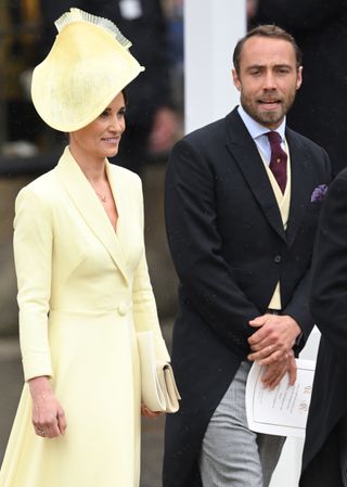James Middleton and Pippa Middleton at the Coronation