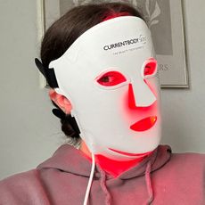 Wearing the Currentbody LED Mask Series 2