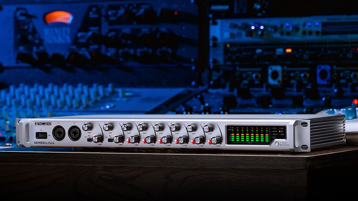 TASCAM has unveiled the new SERIES 8p Dyna 8-channel mic preamplifier with analog compressor, the company’s first standalone mic preamp and A-D expansion device. 