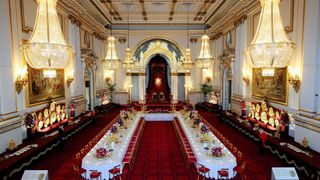 the Ballroom in Buckingham Palace