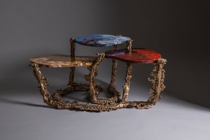 three-level table by Luca Gruber