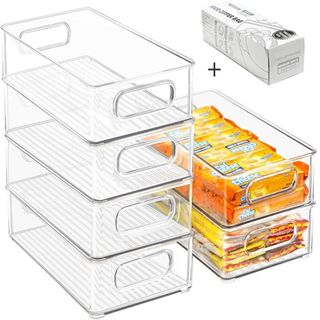 Beauty Cottage Stackable Refrigerator Organizer Bins