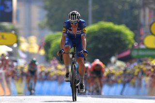 Kasper Asgreen (Deceuninck-QuickStep) second on stage 17 at the Tour de France