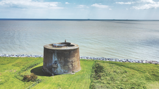 Martello tower with panoramic views