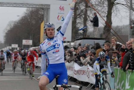 Arnaud D&eacute;mare (FDJ-BigMat) wins GP Le Samyn.
